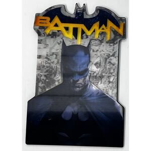 Small Holographic Batman sign Pre-Owned in good condition 7.5 x 11 inches
